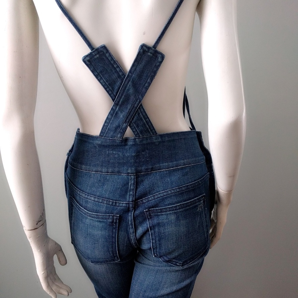 NWOT VTG Kova & T Denim Jumpsuit Overalls 26 - Picture 7 of 8